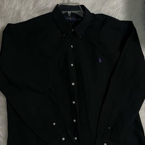 Polo Ralph Lauren button down collared dress shirt.